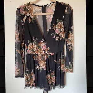 Women’s Floral Lace Romper